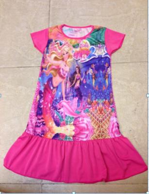 China Frozen dress, fashion new girl shirt ,polyester ,4-14T for sale