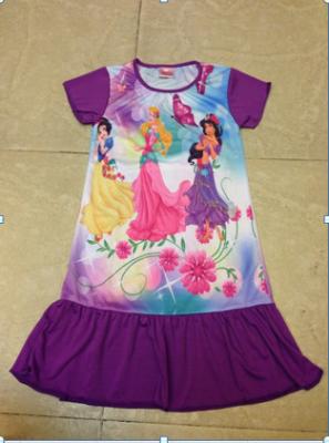 China Frozen dress, fashion new girl shirt ,polyester ,4-14T for sale