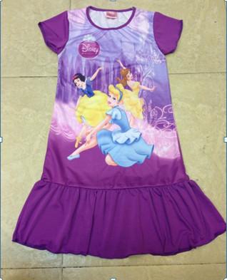 China Frozen dress, fashion new girl shirt ,polyester ,4-14T for sale