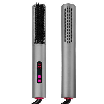 China For Home Use Comfortable New Design Anion Professional Comb Hair Straightener Electric Brush for sale