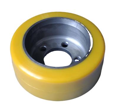 China Other Source Factory Products 254X102mm Electric Forklift Polyurethane Wheel for sale