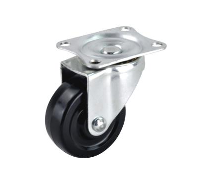 China Modern Source Factory Products 2.5 Inch Swivel Rubber Furniture Caster for sale