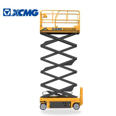 China XCMG Hotels Manufacturer 14m Scissor Aerial Work Platform XG1412HD for sale