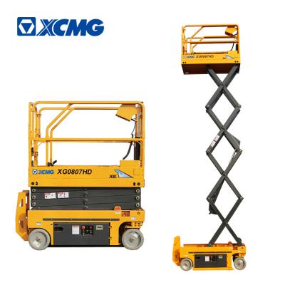 China XCMG Hotels 8m Scissor Aerial Work Platform XG0807HD Price for sale