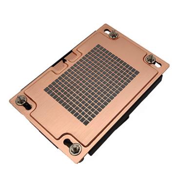 China Thermal Computer 1U Square Design AMD SP3 1U-P14 CPU Server Cooler for sale