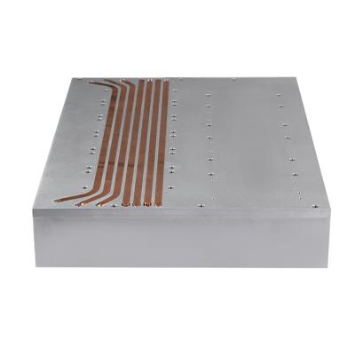 China Winshare Professional Supplier Custom Aluminum Fin Process Heat Sink Radiator With Small Copper Pipe for sale