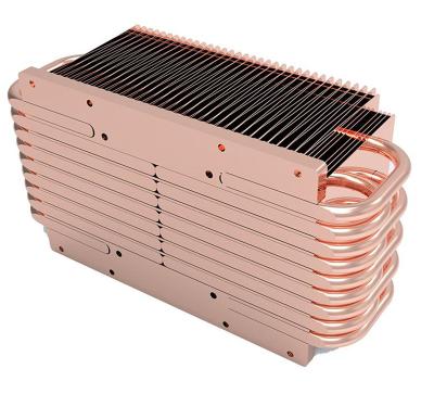 China Heatsink High Performance Copper Tubes Heat Pipe Heatsink For 800W LED Lighting for sale