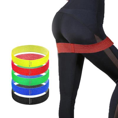 China Body Shaping Exercise Cheap Mini Booty Fabric Resistance Band Hip Loop Band Circle Gym Fitness Exercise KS-1025#Custom Set for sale