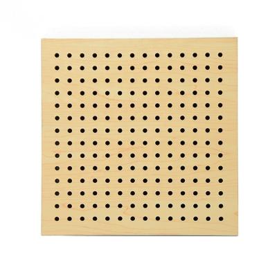 China Leeyin Industrial Acoustic Project Office Sound Absorbing Wooden Wall Panels Sound Barrier for sale