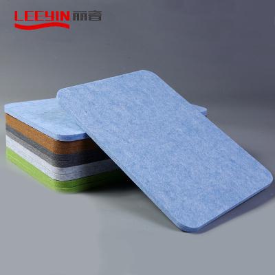 China Leeyin Polyester Fiber Acoustic Panel Soundproof Felt Large Size Soundproof Acoustic Panel for sale