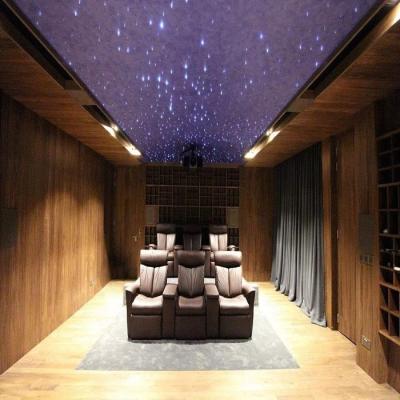 China Minimalist Customized Polyester High Quality Starry Ceiling Cinema Panel KTV Wall PET Sky LED Screen Noise Canceling for sale