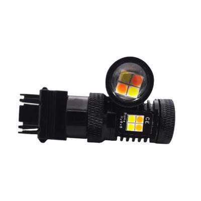 China BA15S BAY15D 1156 1157 Led 7440 7443 Brake Light Bulb White Amber T25 3030 16SMD Tail Turn Signal Light 12V Universal for sale