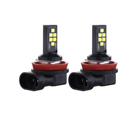 China The fog light H1 H4 H7 9005 9007 12V 3030 12SMD high-low yellow red white driver-beam lamp for universal cars 3030 12SMD for sale