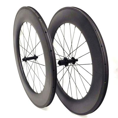 China Road Bikes Wheelset On Promotion 88mm Depth UD Anvil Bike Wheels Tubeless Ready Carbon Fiber 700C Wheel Set for sale