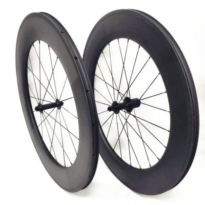 China road bikes promotion t700 88mm depth ud toray tubeless anvil wheels 700C road bike carbon wheels for sale