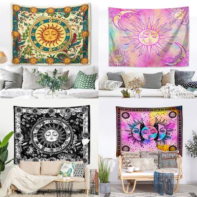 China High Quality Custom Psychedelic Sun Tapestry Wall Hanging Color Printing Decorative Bedroom Wall Hanging Tapestry for sale