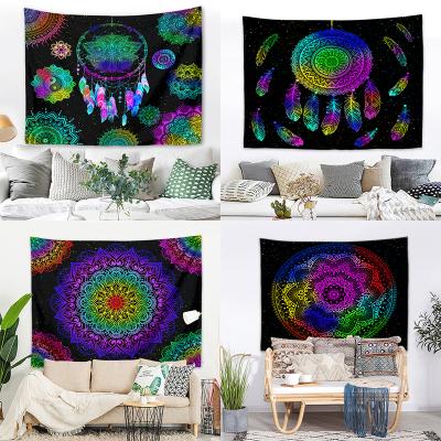 China Tapestry Wall Hanging Custom Personalized Psychedelic Dream Tapestry Mandala Owl Print Decoration Home Wall Catcher for sale