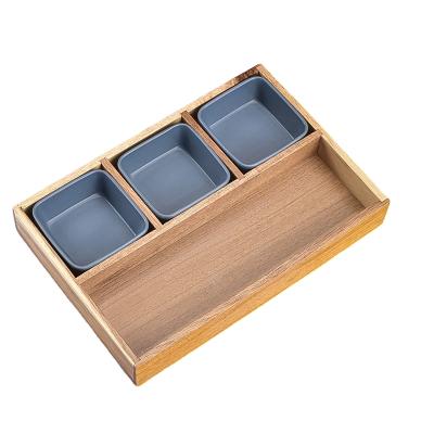 China Wholesale Durable Multifunctional High Quality Bamboo Luxury Serving Tray for sale