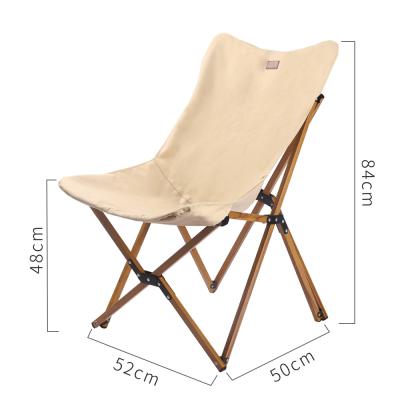 China Furniture Outdoor Camping Easy Carry Wooden Chair, Portable Ultralight Chair for Raising BBQ Beach Picnic with Carry Bag for sale