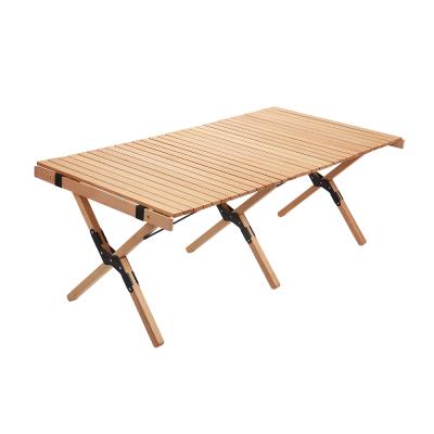 China Lightweight Outdoor Lightweight Camping Table, Wooden Folding Table for Camping Beach, Picnic, Non-Distance Keeping, Garden BBQ for sale