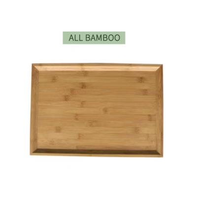 China Good Quality Durable New Arrivals Natural Luxury Bamboo Food Trays For Serving for sale