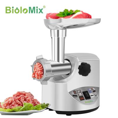 China BioloMix Home Sausage Stuffer Meat Mincer Food Heavy Duty Processor 3000W Max Powerful Electric Household Meat Grinder for sale