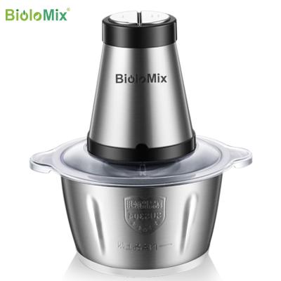 China 2021 Household Multifunctional Electric Meat Grinder Food Processor 2L Food Processor Stainless Steel Food Cleaver for sale