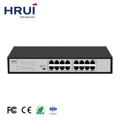 China Cost Effective QoS Ethernet Switch AC 220V Metal Shell 32Gbps 16 Ports Gigabit Ethernet Switch for sale