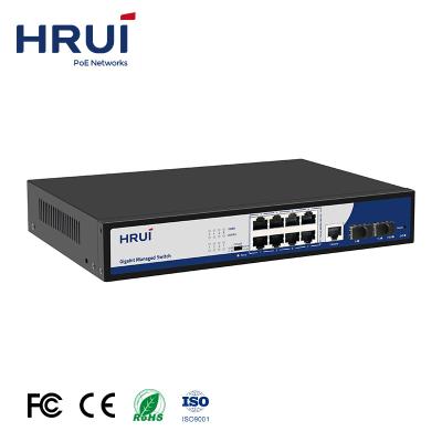 China VLAN & Extend Hot Sale 12V QoS L2 Managed WEB 8 Ports Gigabit Network Handy Ethernet Switch for sale