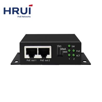 China Industrial Security 300m 3 Poe Supplement CCTV Port 48V VLAN POE Watchdog POE Switch Supplement New Mini for sale