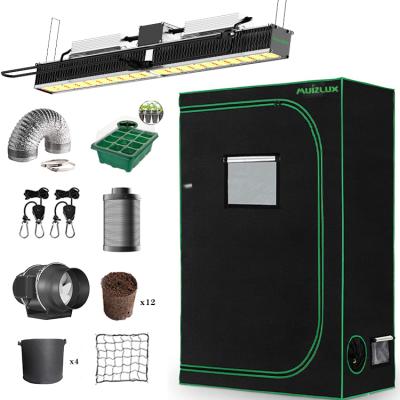 China Viable Online Hydroponics System Carbon Filter Nursery Pots Pipe Fan Grow Tent Indoor Grow Kit for sale