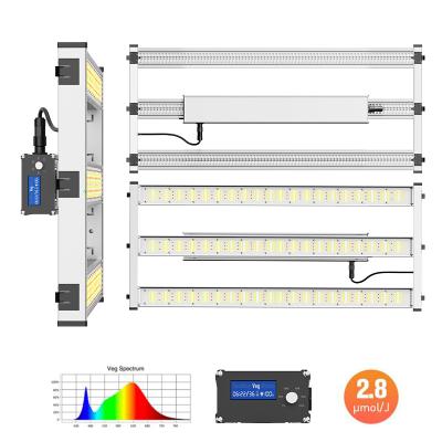 China MUIZLUX Technology 640w 3 Bar Custom Full Spectrum Hydroponic Indoor Starting Seed Grow for sale