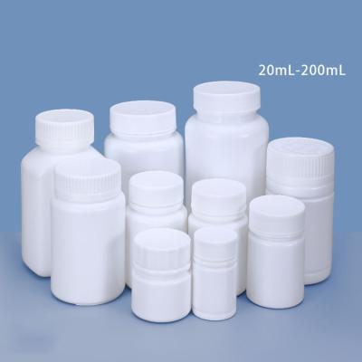 China Wide Empty Vitamin Capsule Bottle Medicine Tablet Medicine Pill Bottle Plastic Mouth Bottle for sale