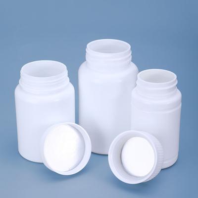 China Wholesale Empty White Food Grade Medicine Plastic Pill Bottle From Medicine Manufacturer for sale