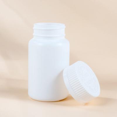 China Medicine Wholesale 100g 200g Empty White Healthcare Supplement Medicine Bottle for sale