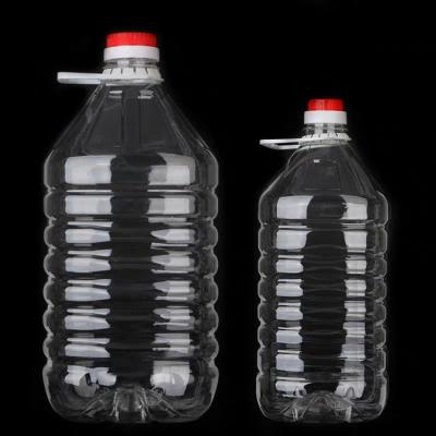 China 5L Pet Bottle Salad Kettle Edible Oil Transparent Plastic Packaging Bottle Eco-friendly for sale