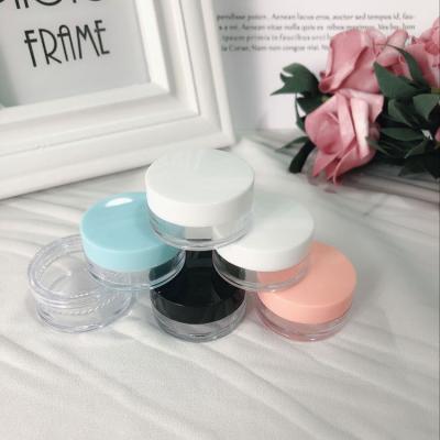 China 5g 10g 20g 30g Cream Matte Jars Eco - Friendly Plastic Cosmetic Double Packing Wall for sale