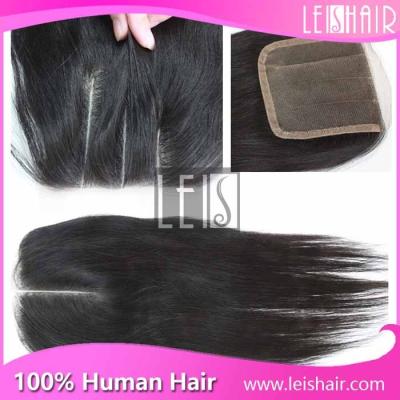 China hot new product three parting virgin hair lace closure for sale