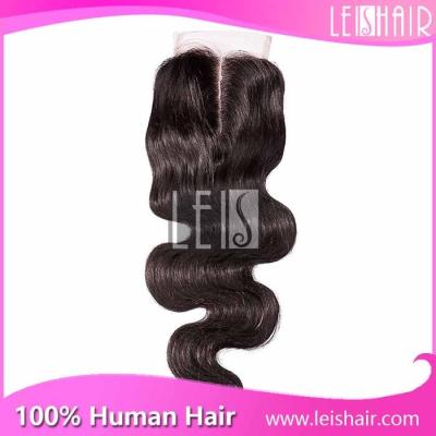 China Brazilian middle part lace closure hair for black women for sale