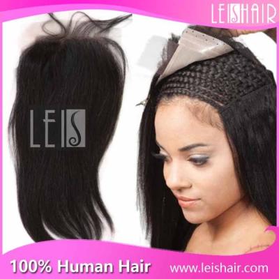 China cheap price unprocessed virgin brazilian straight lace closure for sale