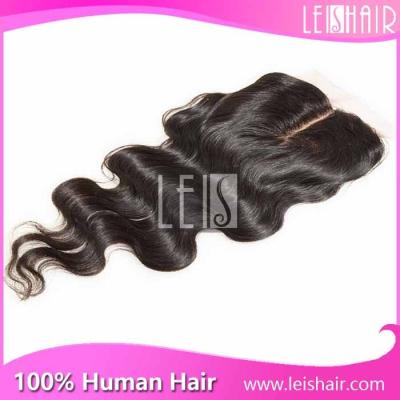 China high quality unprocessed virgin hair silk base lace closure for sale