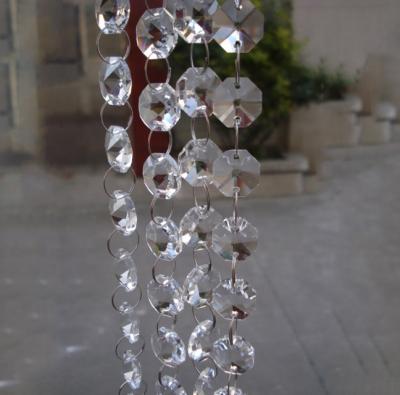 China MH-DS0069 Europe Pearl Chandelier Wedding Hanging Decoration Crystal Garland Clearly for sale