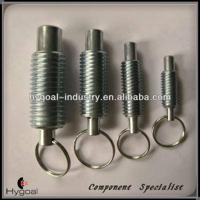 China 6203-B-St Stainless Steel Pull Ring Plunger Pin Steel Locking for sale