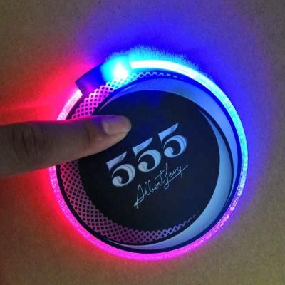 China Plastic Led Drink Coaster for sale