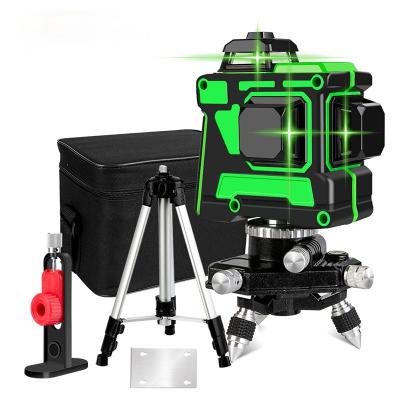 China Horizontal Vertical and Cross Line Self-Leveling Laser Level Laser Green Beam Suppliers 23*19*17CM for sale