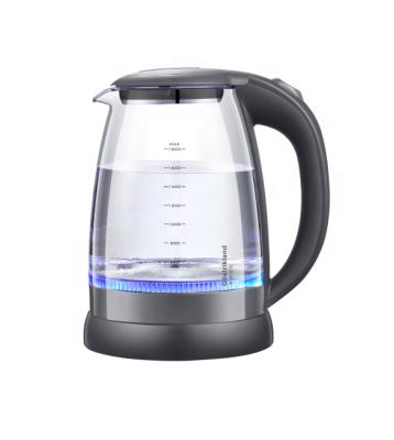 China 360 Degree Rotating Glass Base JACAL Kettle Electric Tea Kettle With LED Light for sale