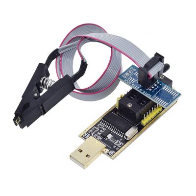 China RDS 25 Series Electronics CH341 24 Flash Programmer EEPROM BIOS USB Module + SOIC8 SOP8 Test Clip CH341 for sale