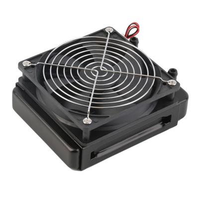 China RDS Electronics-120mm Water Cooling CPU Cooler Array Heat Exchanger Radiator With Fan Water Cooling for sale