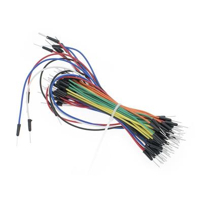 China RDS Electronics 65pcs/1set Jump Cable Male To Male Jumper Wire For Breadboard 65 Jump Wires MB102 for sale