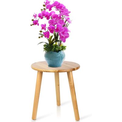 China Modern Minimalist Indoor Outdoor Plant Stand Display Rack Bamboo Flower Stand For Home Decor for sale